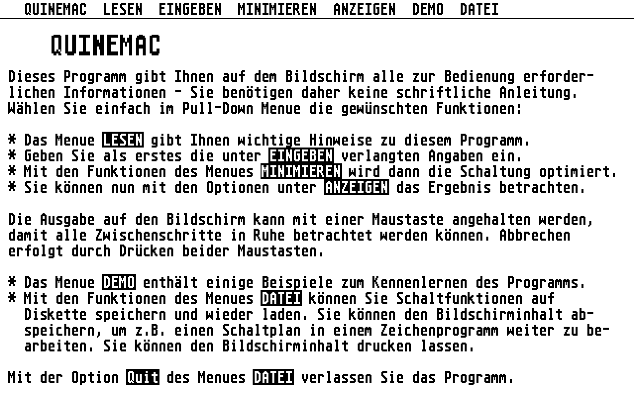 QuineMac — screenshot 1